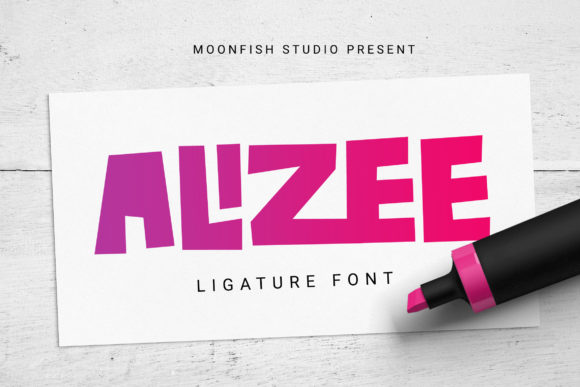 Alizee: The Modern Display Font for Cheerful Branding