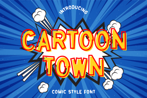 Cartoon Town: The Cute Comic Display Font for Joyful Designs