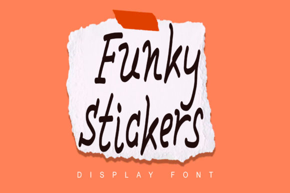Funky Stickers: Elevating Your Crafting and Branding with a Cool, Friendly Display Font