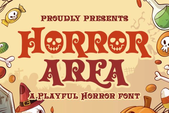 Horror Area: A Bold Display Font for High-Impact Visual Design