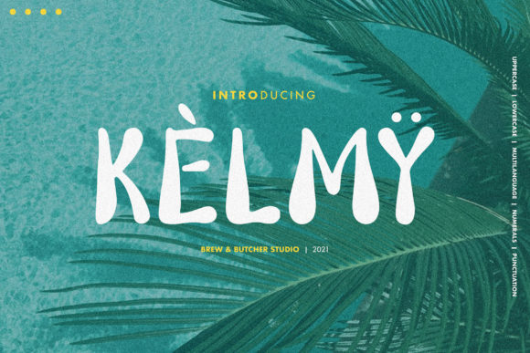 Kelmy: The Rounded Display Font That Brings Fluidity to Design