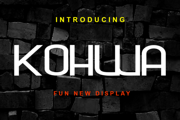 Kohwa: The Modern Display Font That Elevates Your Design Projects