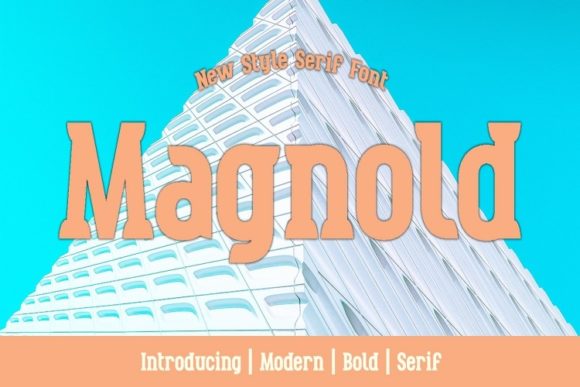 Magnold: Elevating Brand Identity with Bold Serif Elegance