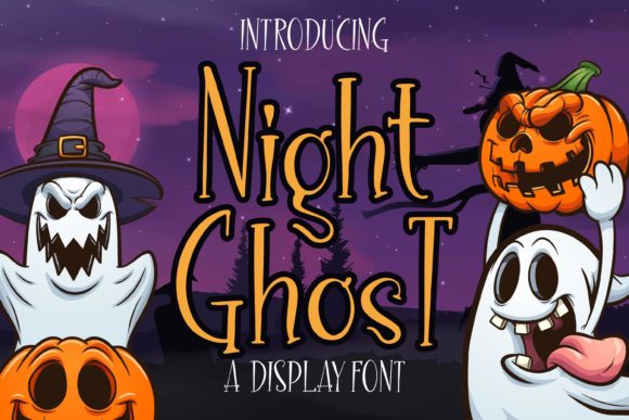 Night Ghost: The Spooky Display Font for Halloween Creations