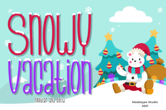 Snowy Vacation Font Evaluation