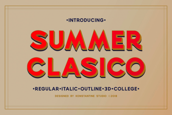 Unlocking Retro Charm: How Summer Clasico Transforms Digital and Physical Design Projects