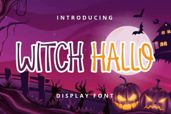 Witch Hallo: Elevating Halloween Design with a Unique Display Font